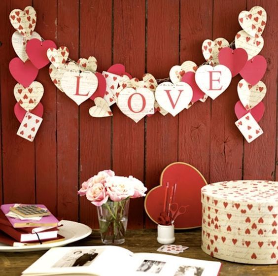 Ideas de Decoración de San Valentín | Inspirado en Pinterest | Claudia  Rafaella Scrapbook & Cards